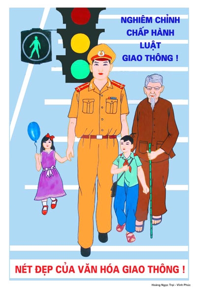 Phát động sáng tác tranh cổ động về ATGT