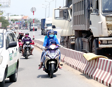 Đoạn km đầu quốc lộ 51, từ ngã tư Vũng Tàu là đoạn đường “đen”, hay xảy ra tai nạn giao thông