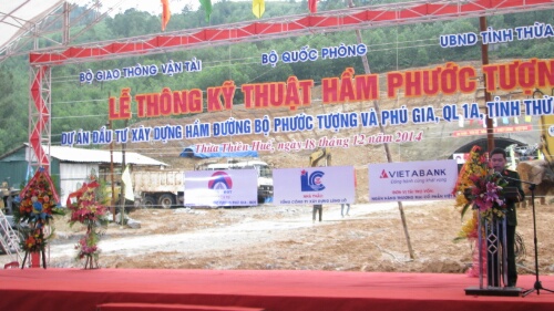 Thông kỹ thuật hầm đường bộ Phước Tượng, vượt trước tiến độ 17 ngày