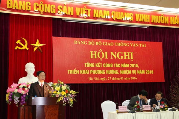 Đảng bộ Bộ GTVT triển khai nhiệm vụ năm 2016 