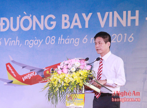 Lễ khai trương đường bay Quốc tế Vinh - Bangkok