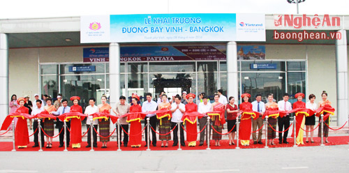 Lễ khai trương đường bay Quốc tế Vinh - Bangkok