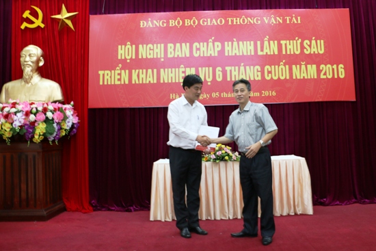 Đảng bộ Bộ GTVT triển khai nhiệm vụ 6 tháng cuối năm 2016