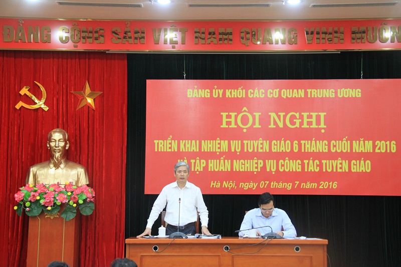 Hội nghị sơ kết công tác tuyên giáo 6 tháng đầu năm, triển khai nhiệm vụ 6 tháng cuối năm và tập huấn nghiệp vụ tuyên giáo