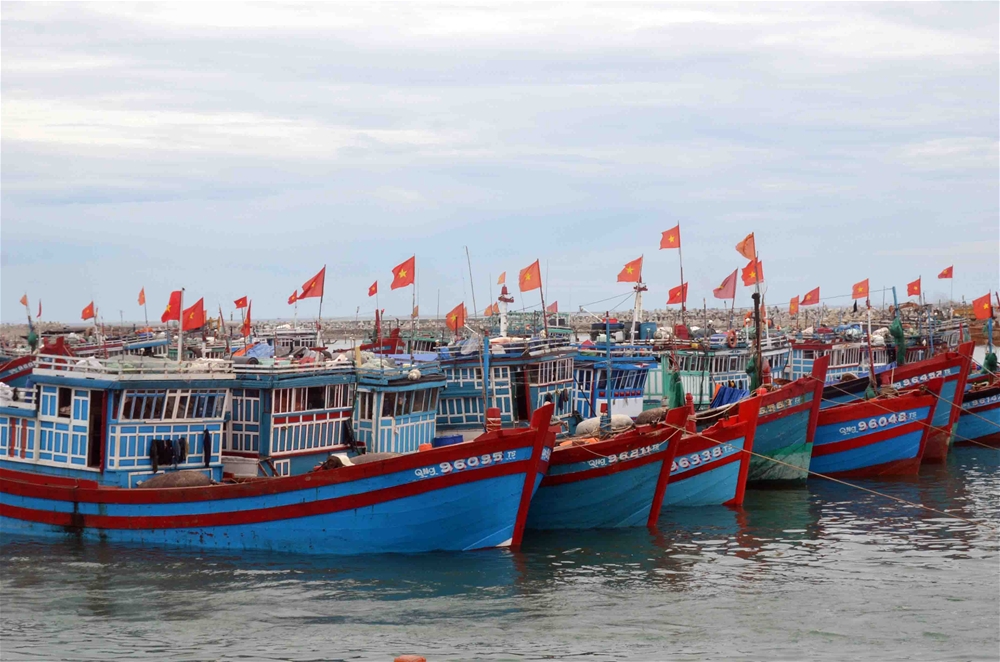 Nhiều tàu thuyền đã neo đậu tránh bão. Ảnh minh họa