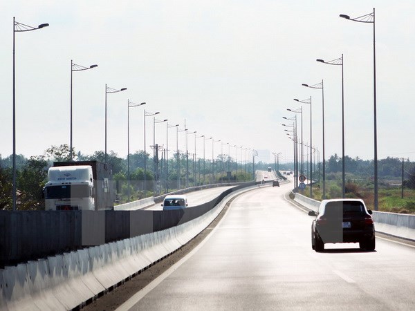 Một đoạn trên tuyến đường cao tốc Thành phố Hồ Chí Minh - Long Thành - Dầu Giây.