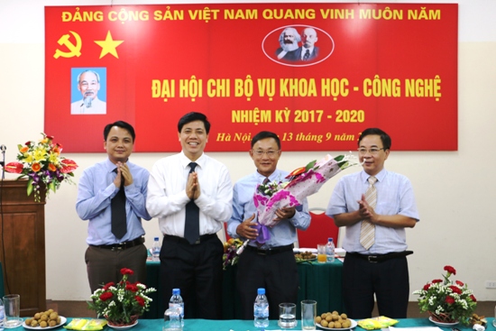 Chi bộ Vụ Khoa học - Công nghệ tổ chức Đại hội nhiệm kỳ 2017 - 2020