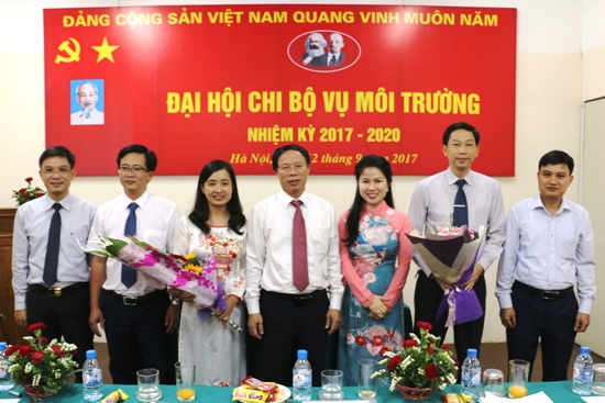 Đại hội Chi bộ Vụ Môi trường nhiệm kỳ 2017 - 2020