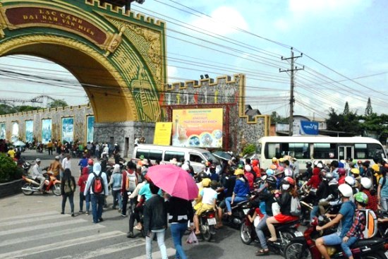 Công điện bảo đảm trật tự, an toàn giao thông Khu du lịch Đại Nam (Bình Dương)