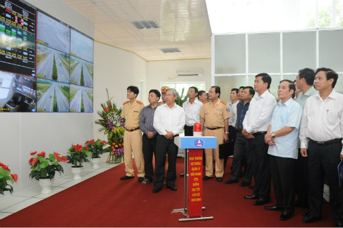 Hệ thống quản lý giao thông thông minh (ITS) đường cao tốc Cầu Giẽ - Ninh Bình, nhằm quản lý và điều hành hiệu quả giao thông trên tuyến. Ảnh VEC