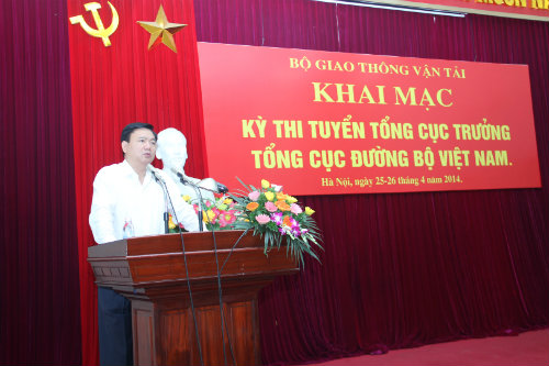 Khai mạc kỳ thi tuyển Tổng cục trưởng Tổng cục Đường bộ Việt Nam