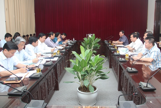 Bộ trưởng Đinh La Thăng làm việc với Lãnh đạo TP Đà Nẵng